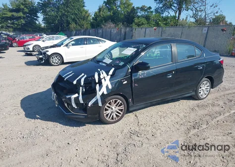 2021 Mitsubishi Mirage G4 Carbonite Edition/Es/Le из США, поврежденный, VIN ML32FUFJ0MHF04480